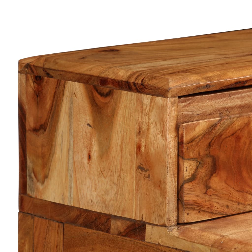 244959 vidaXL Writing Desk with Drawers Solid Wood 88x50x90 cm