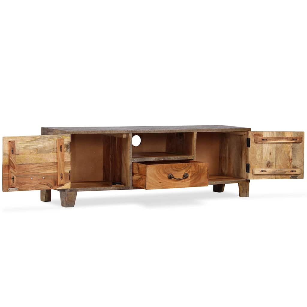 244967 vidaXL TV Cabinet Solid Wood Vintage 118x30x40 cm