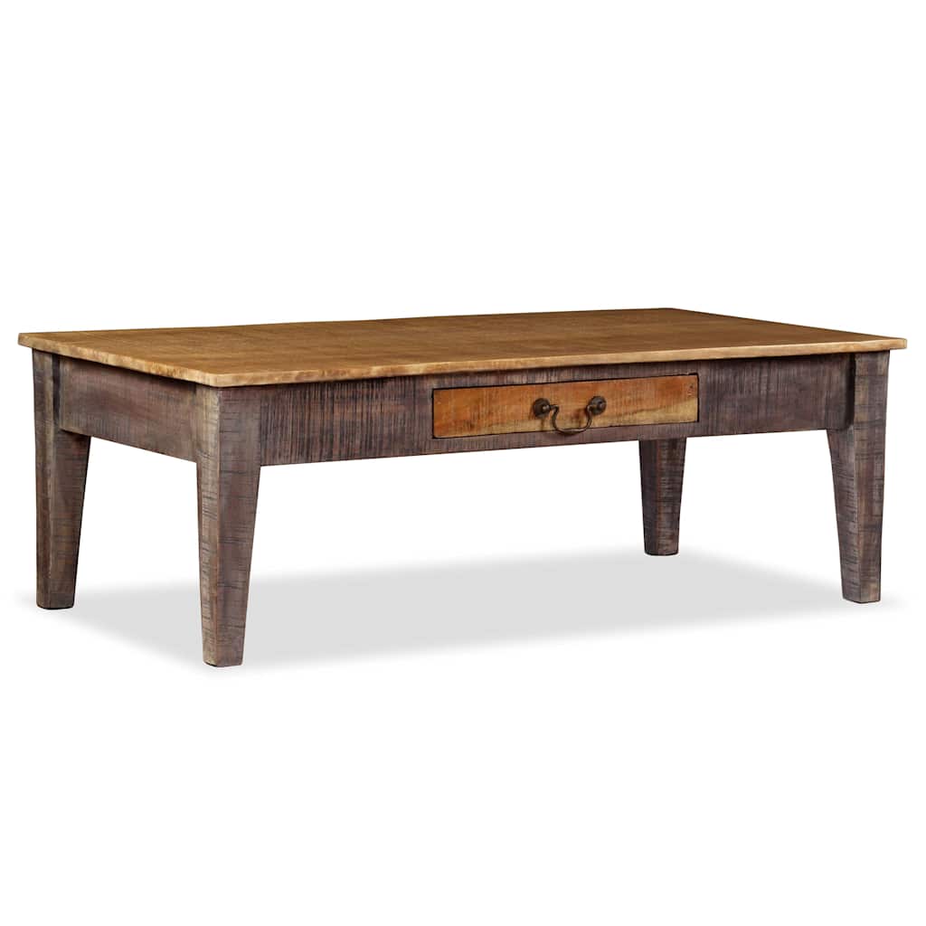 244968 vidaXL Coffee Table Solid Wood Vintage 118x60x40 cm