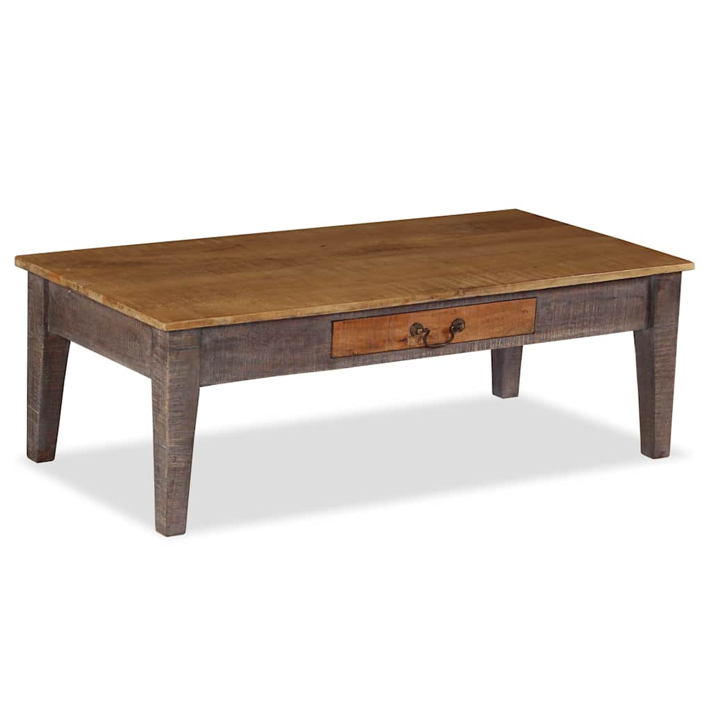 244968 vidaXL Coffee Table Solid Wood Vintage 118x60x40 cm