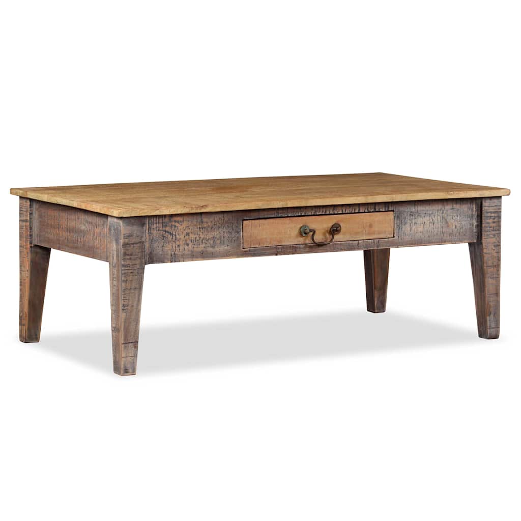 244968 vidaXL Coffee Table Solid Wood Vintage 118x60x40 cm