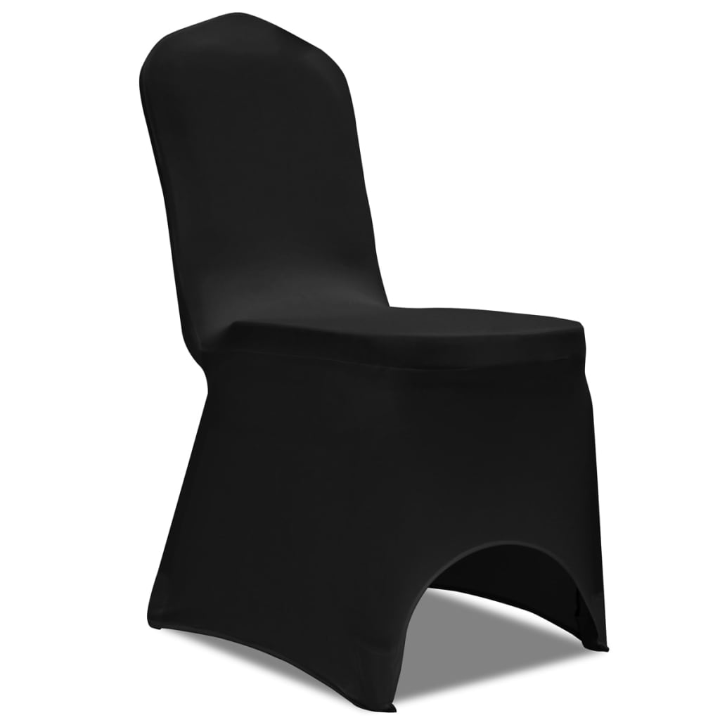 100 pcs Stretch Chair Covers Black