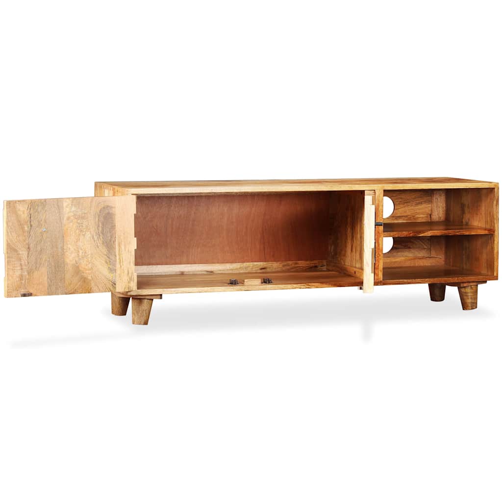 TV Cabinet | Natural Mango Wood | Solid Mango Wood | 118 x 35 x 40 cm