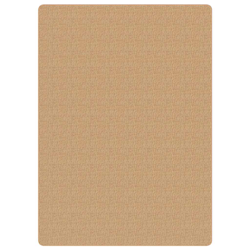 Area Rug Jute with Latex Backing 70x130 cm Natural