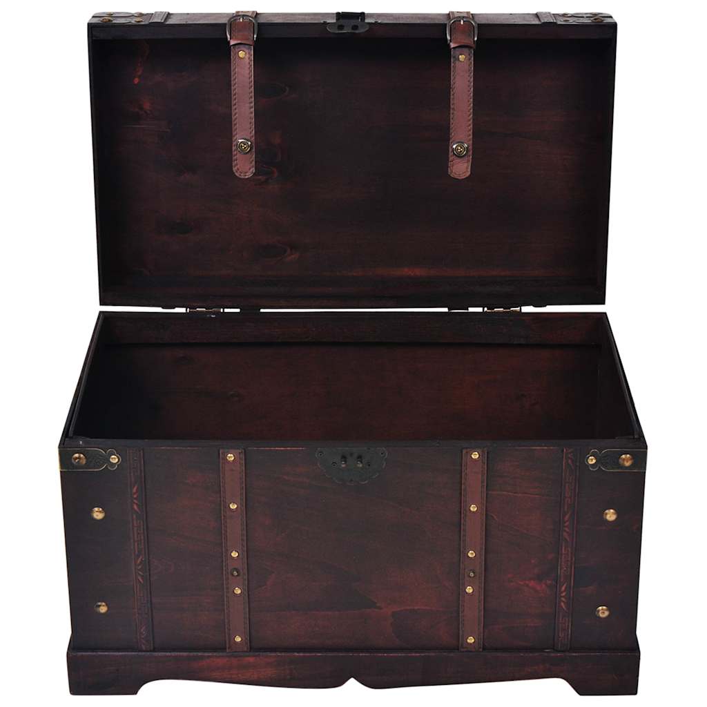 245478 vidaXL Vintage Treasure Chest Wood 66x38x40 cm