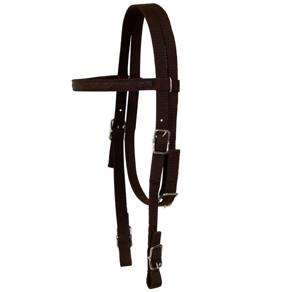 91349 vidaXL Western Saddle, Headstall&Breast Collar Real Leather 17" Brown