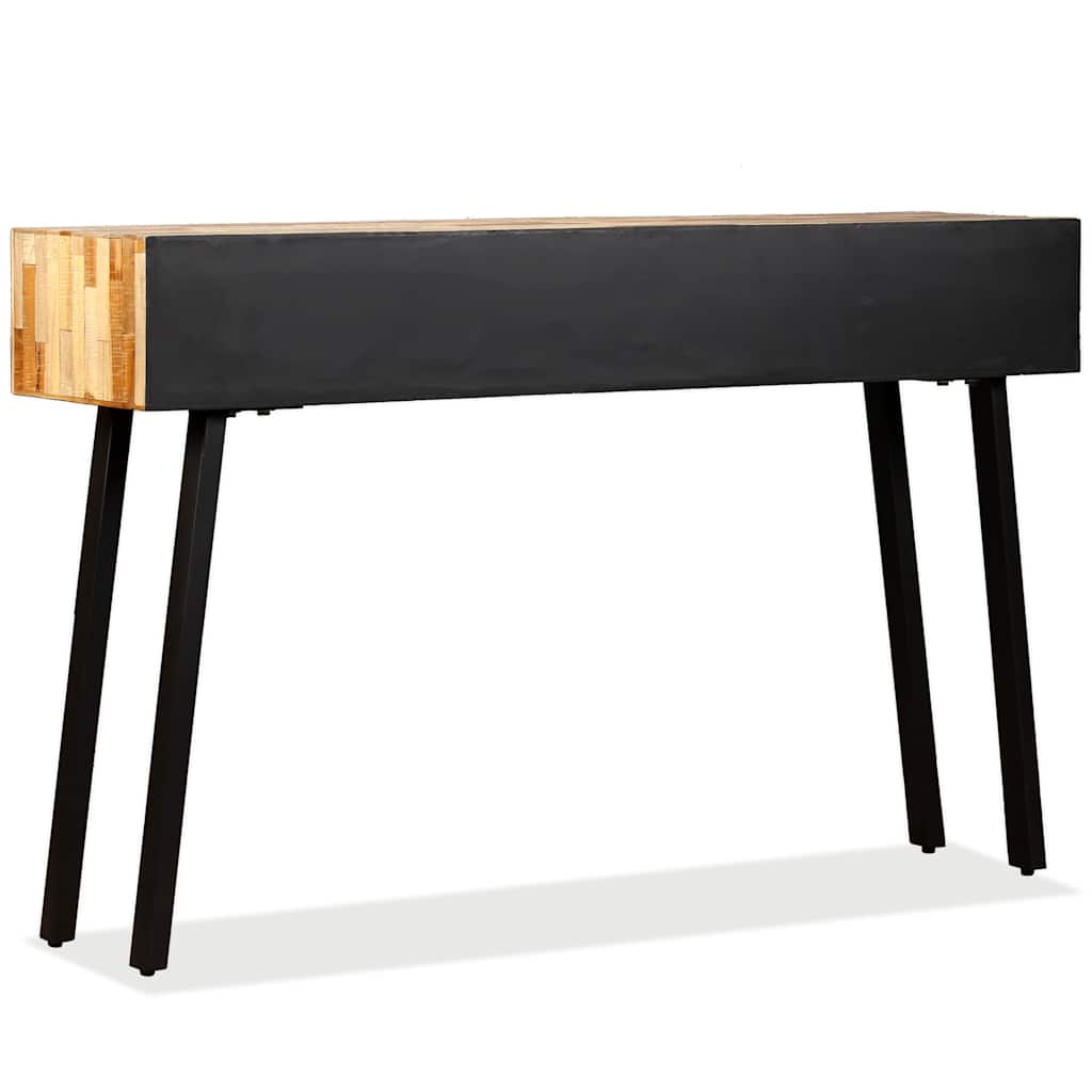 245403 vidaXL Console Table Solid Reclaimed Teak 120x30x76 cm