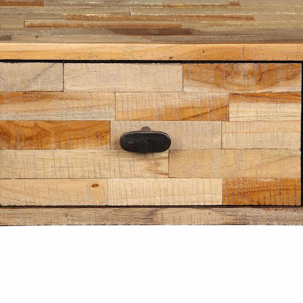 245403 vidaXL Console Table Solid Reclaimed Teak 120x30x76 cm
