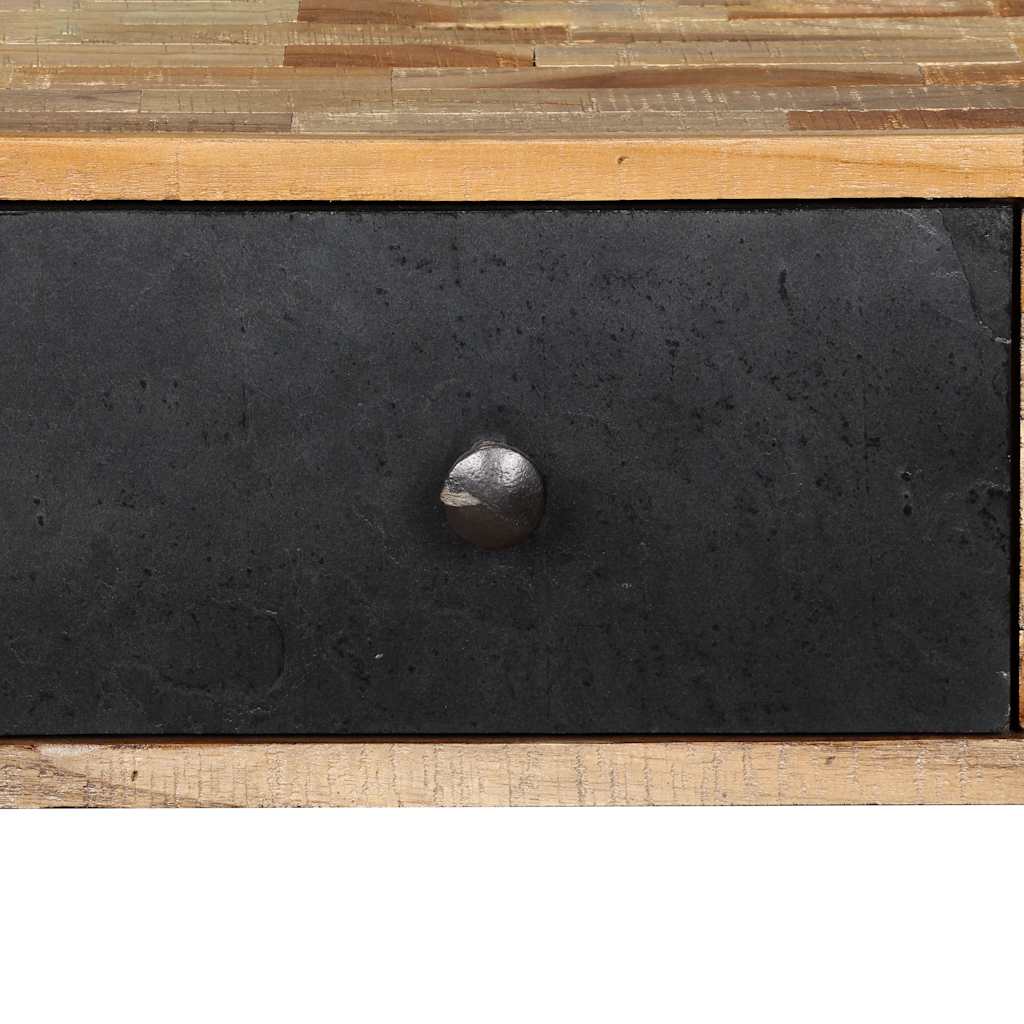 245403 vidaXL Console Table Solid Reclaimed Teak 120x30x76 cm
