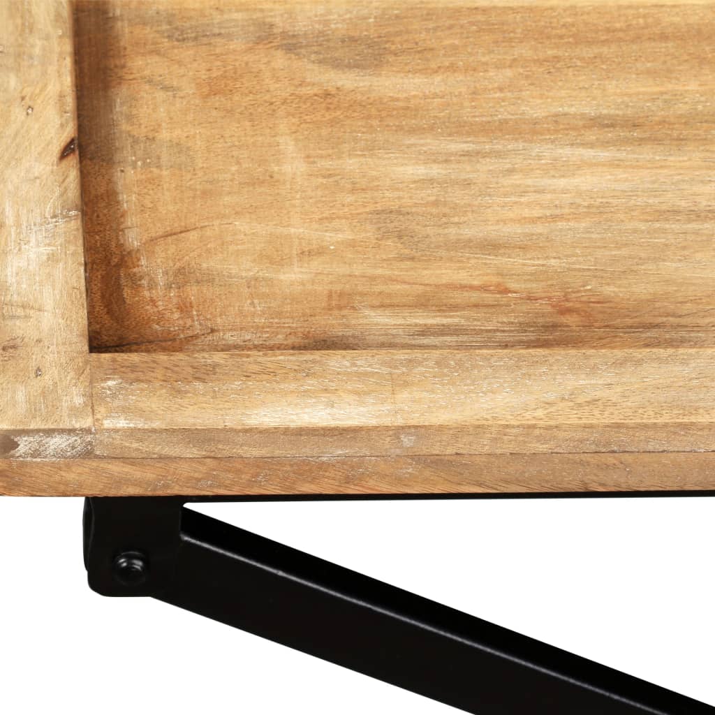 244897 vidaXL Console Table Solid Mango Wood 130x40x80 cm