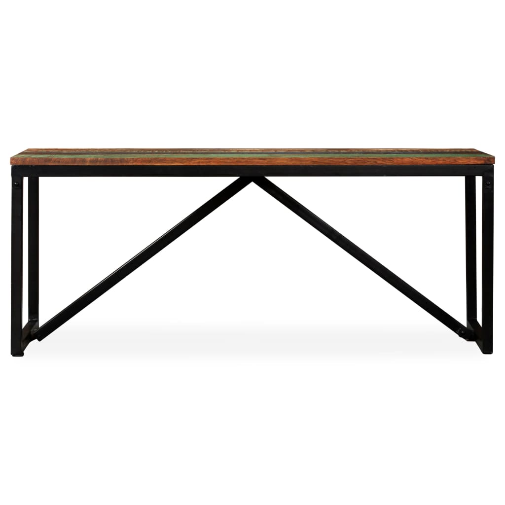 244901 vidaXL Bench Solid Reclaimed Wood 110x35x45 cm