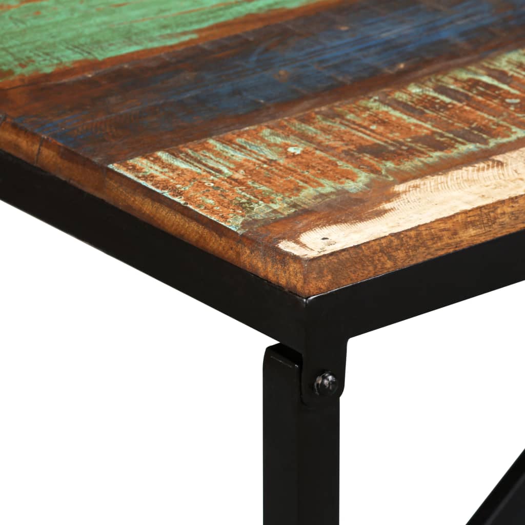 244901 vidaXL Bench Solid Reclaimed Wood 110x35x45 cm