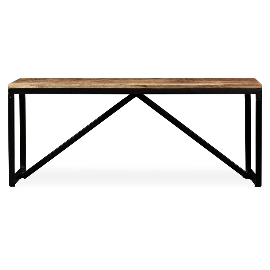 vidaXL Bench Solid Mango Wood 110x35x45 cm