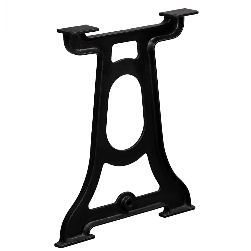 Dining Table Leg | Set of 2 | Black | Cast iron | Standard | Durable