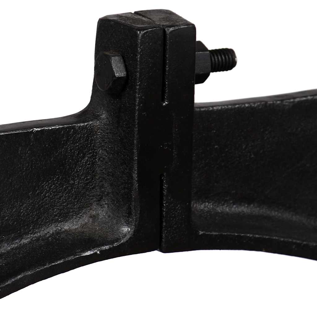 Dining Table Legs 2 pcs O-Frame Cast Iron