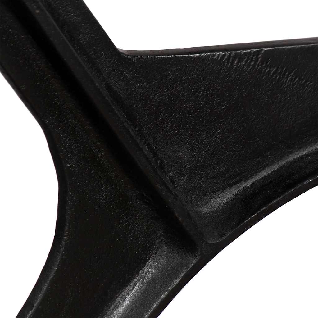 Dining Table Legs 2 pcs O-Frame Cast Iron