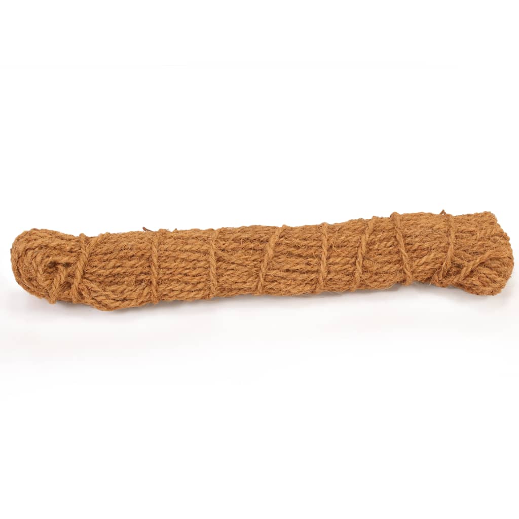 vidaXL Coir Rope 8-10 mm 100m