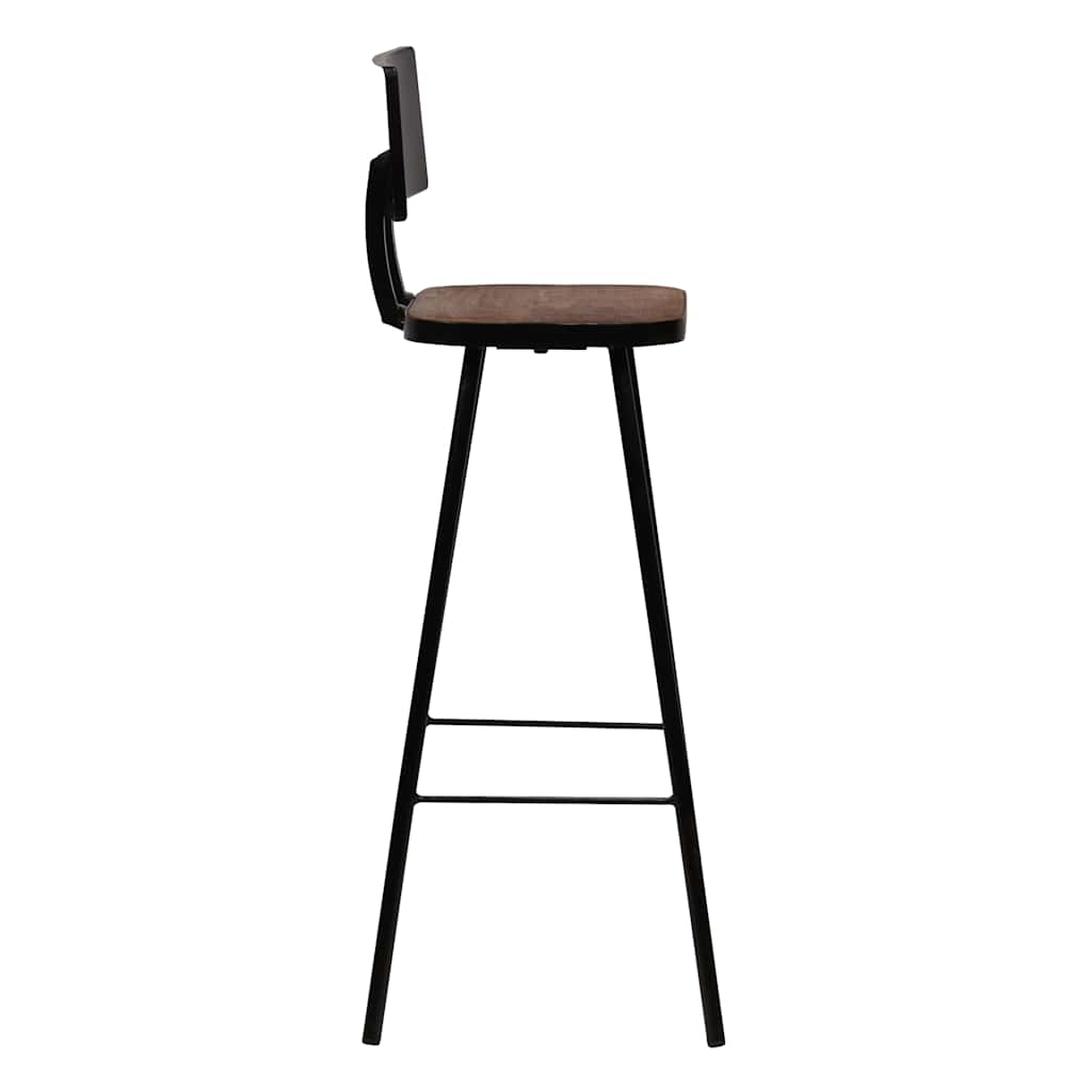 Bar Stools 4 pcs Solid Reclaimed Wood