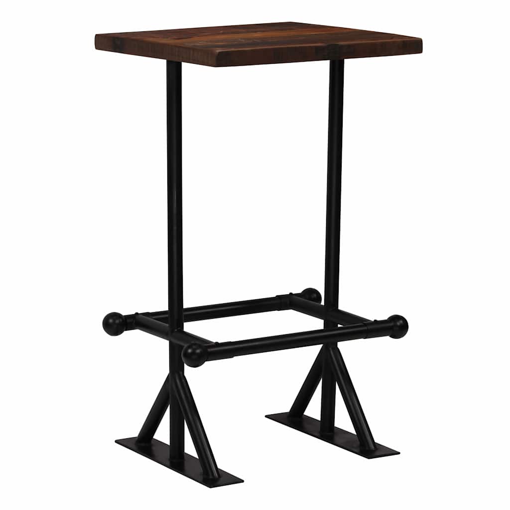 245394 vidaXL Bar Set 3 Piece Solid Reclaimed Wood