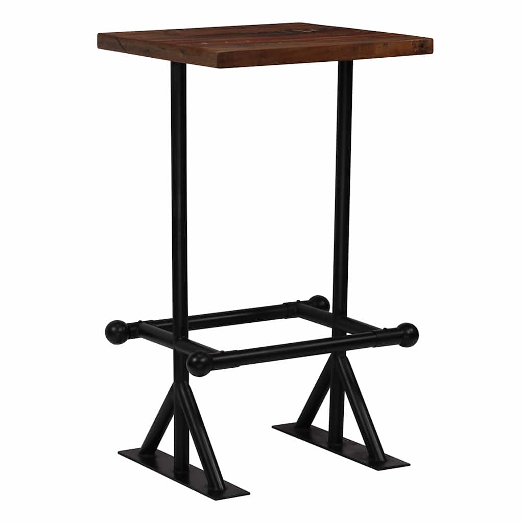 245394 vidaXL Bar Set 3 Piece Solid Reclaimed Wood