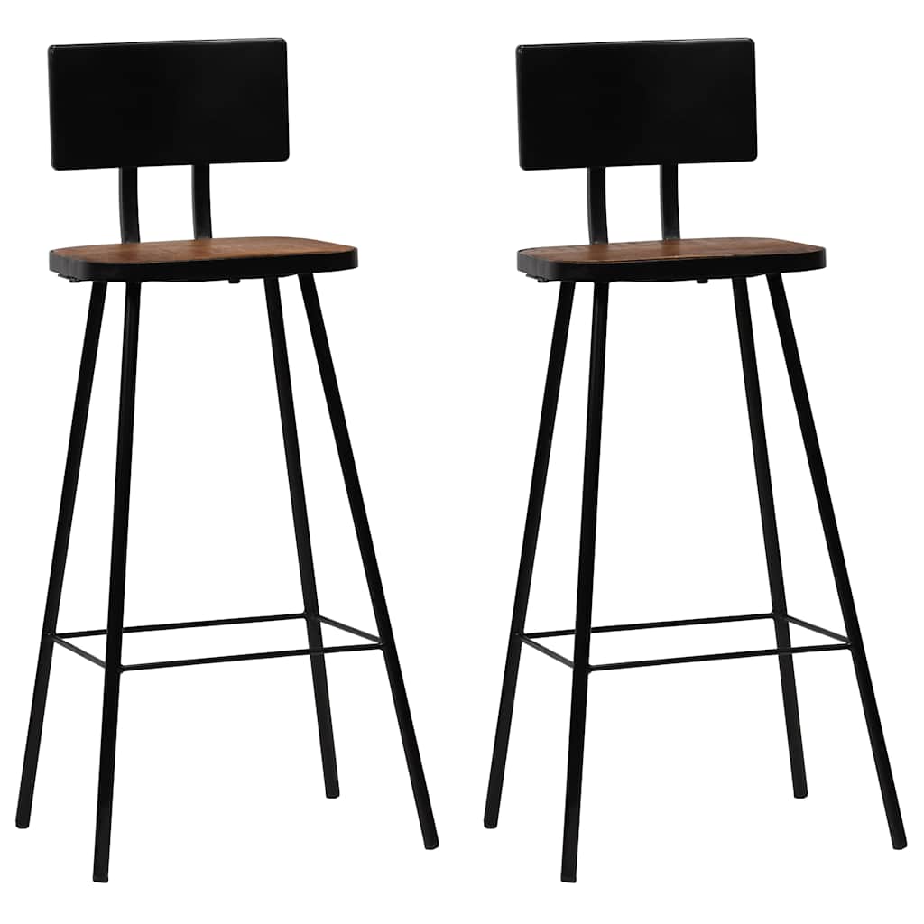 245394 vidaXL Bar Set 3 Piece Solid Reclaimed Wood