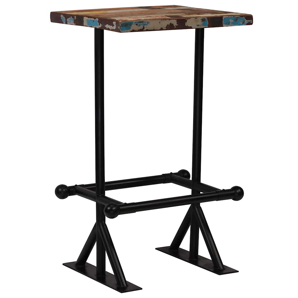 245398 vidaXL Bar Set 3 Piece Solid Reclaimed Wood Multicolour