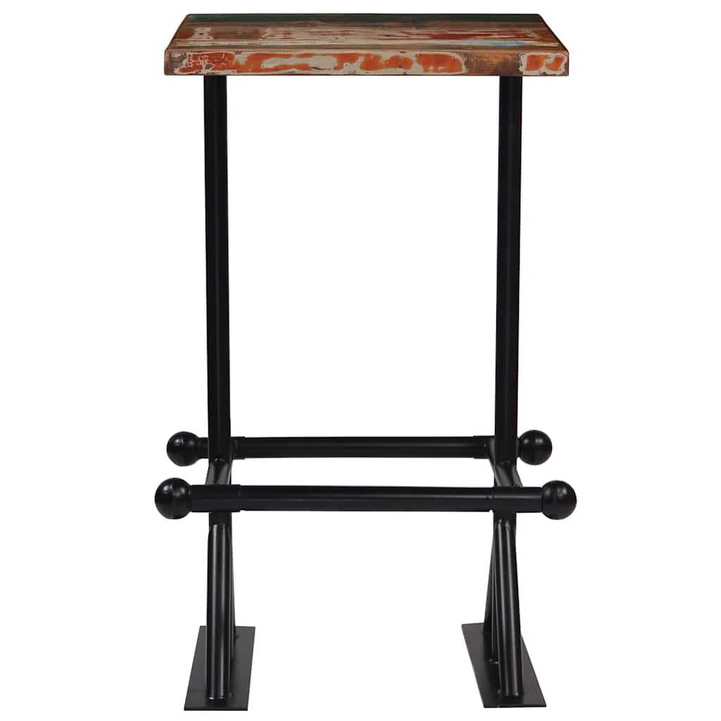 245398 vidaXL Bar Set 3 Piece Solid Reclaimed Wood Multicolour