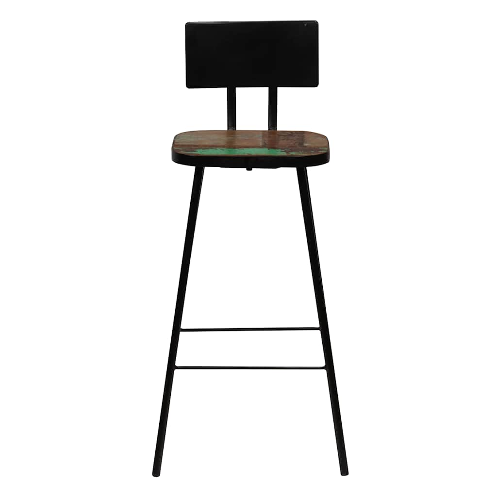 245398 vidaXL Bar Set 3 Piece Solid Reclaimed Wood Multicolour