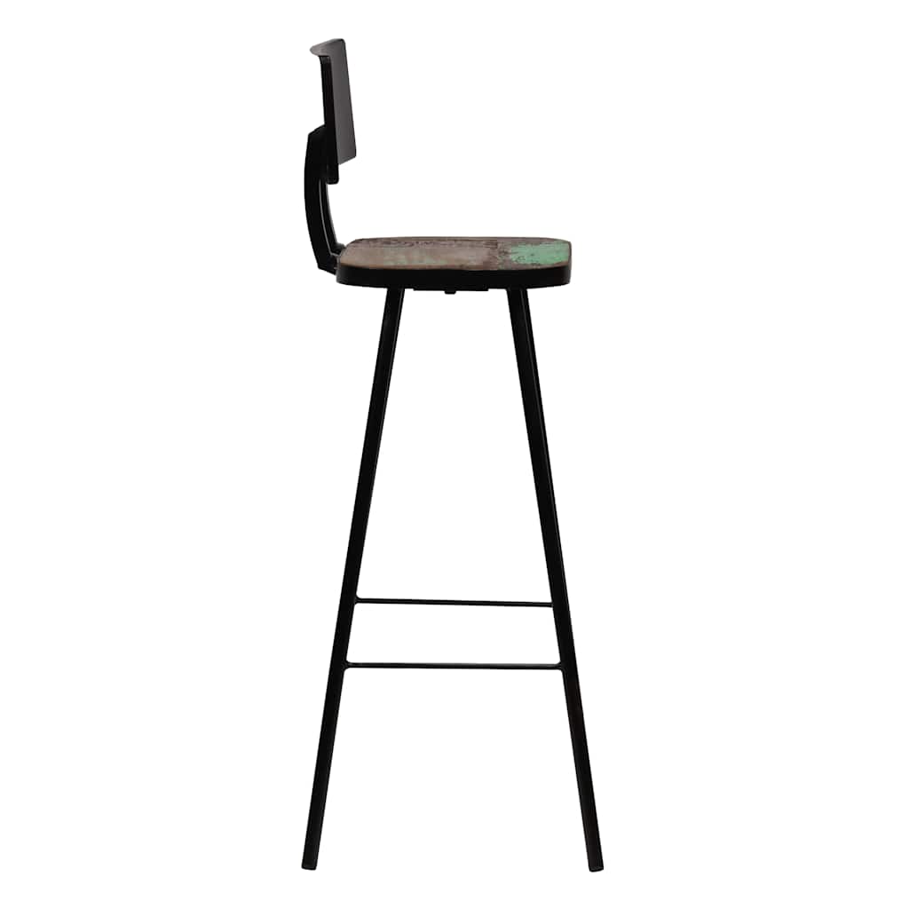 245399 vidaXL Bar Set 5 Piece Solid Reclaimed Wood Multicolour