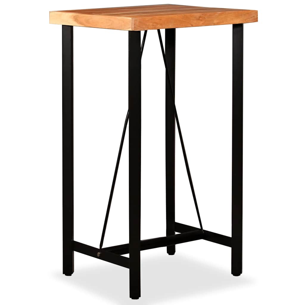 245435 vidaXL Bar Table Solid Acacia Wood 60x60x107 cm