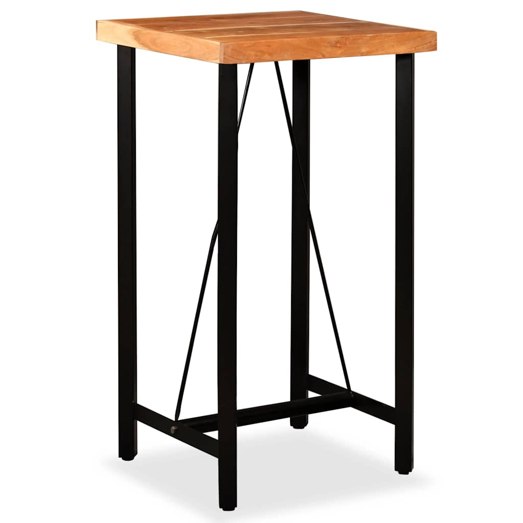 245435 vidaXL Bar Table Solid Acacia Wood 60x60x107 cm