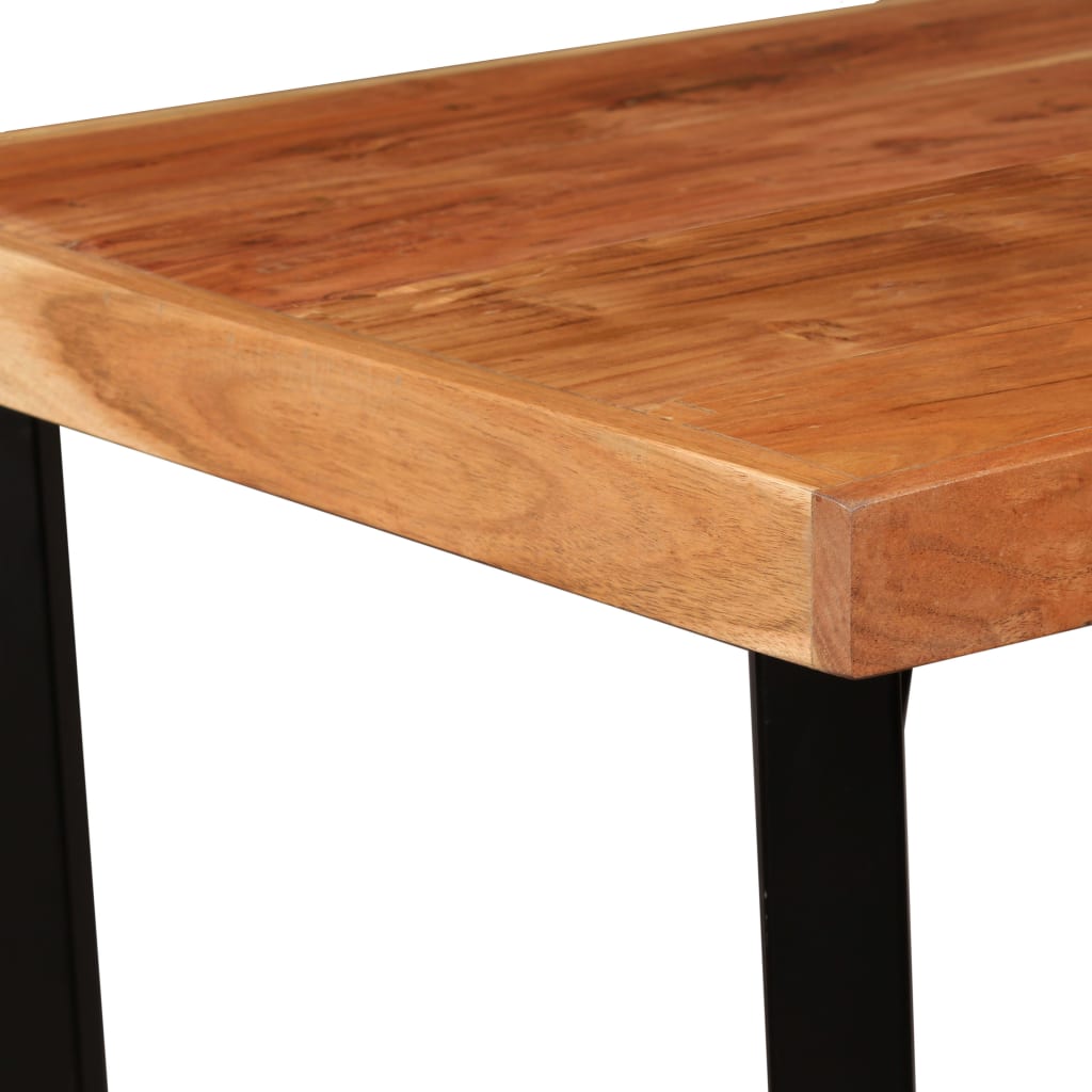 vidaXL Bar Table Solid Acacia Wood 60x60x107 cm