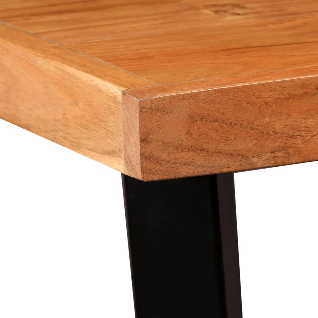 vidaXL Bar Table Solid Acacia Wood 60x60x107 cm