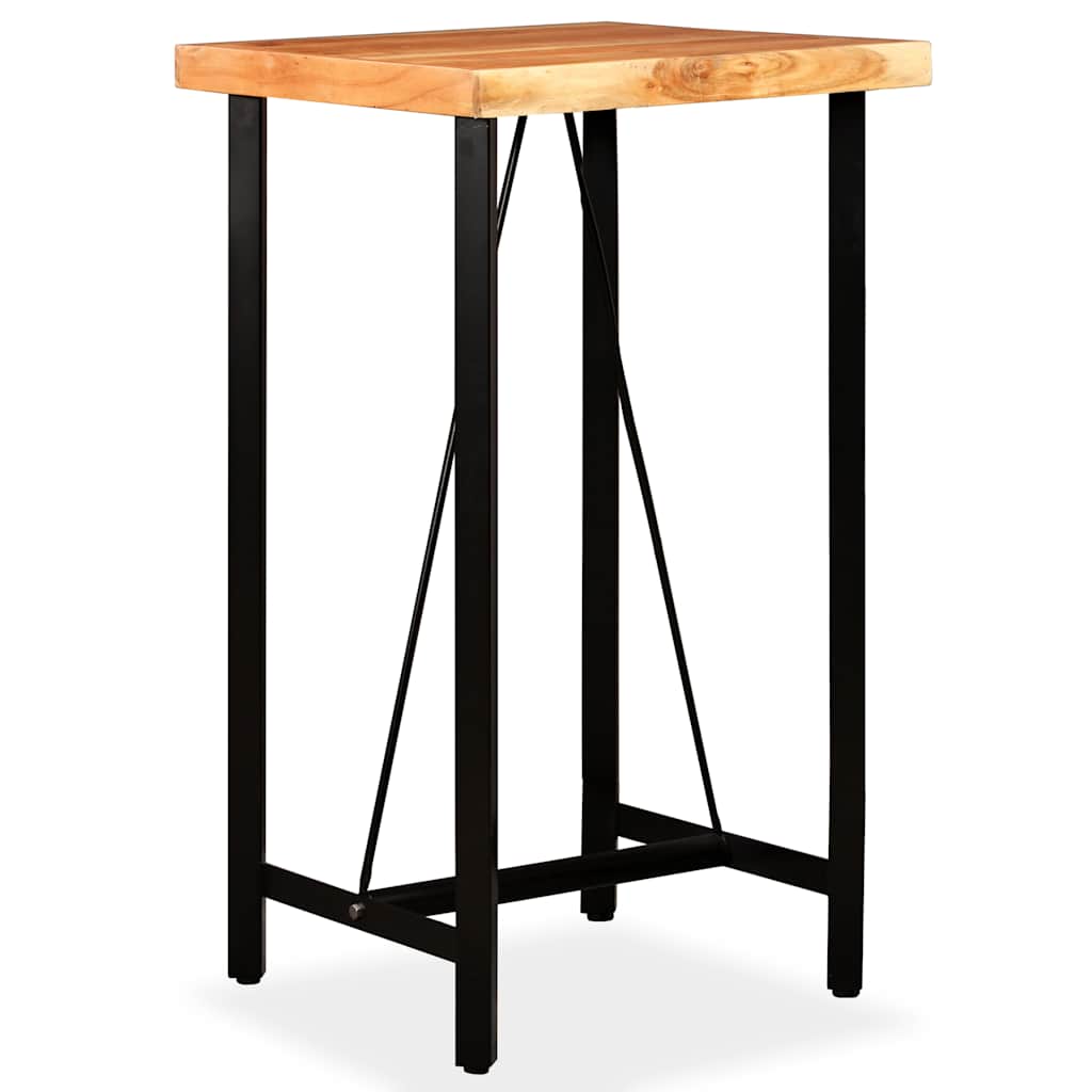 245435 vidaXL Bar Table Solid Acacia Wood 60x60x107 cm