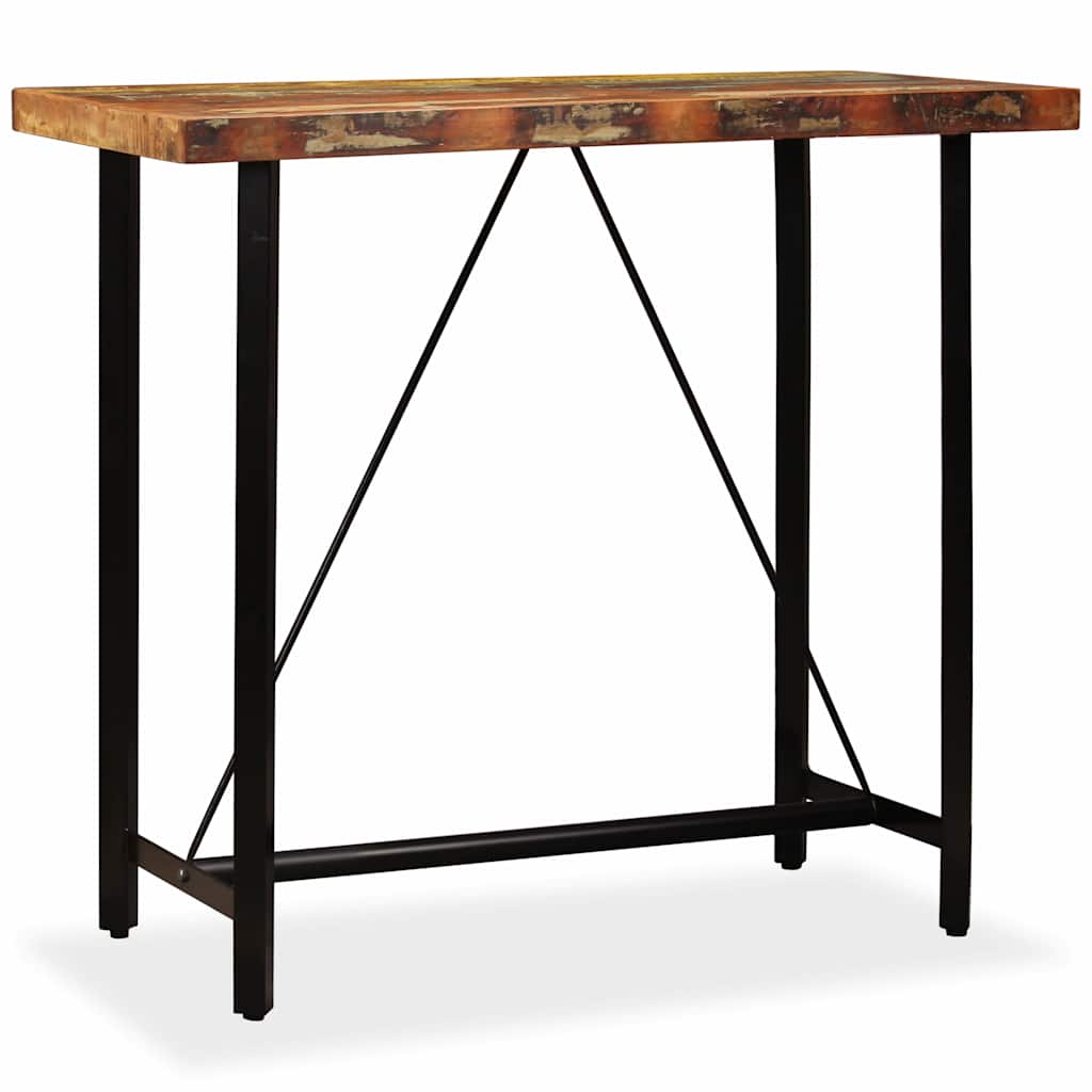 245440 vidaXL Bar Table Solid Reclaimed Wood 120x60x107 cm