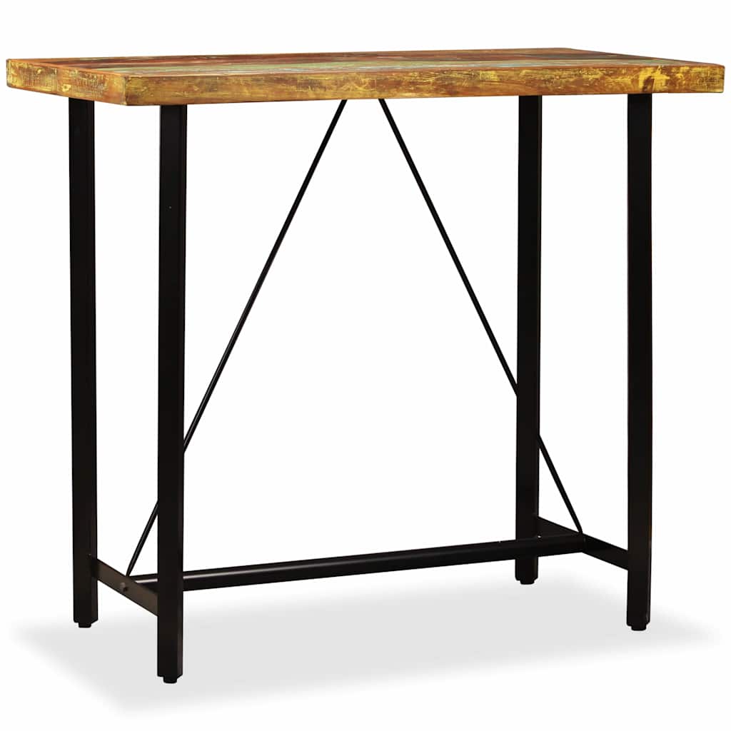 245440 vidaXL Bar Table Solid Reclaimed Wood 120x60x107 cm