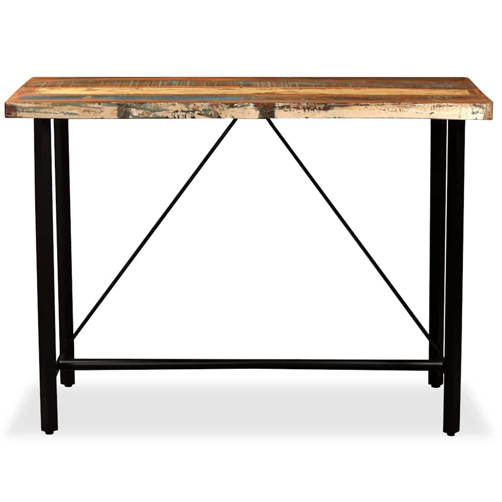 245440 vidaXL Bar Table Solid Reclaimed Wood 120x60x107 cm