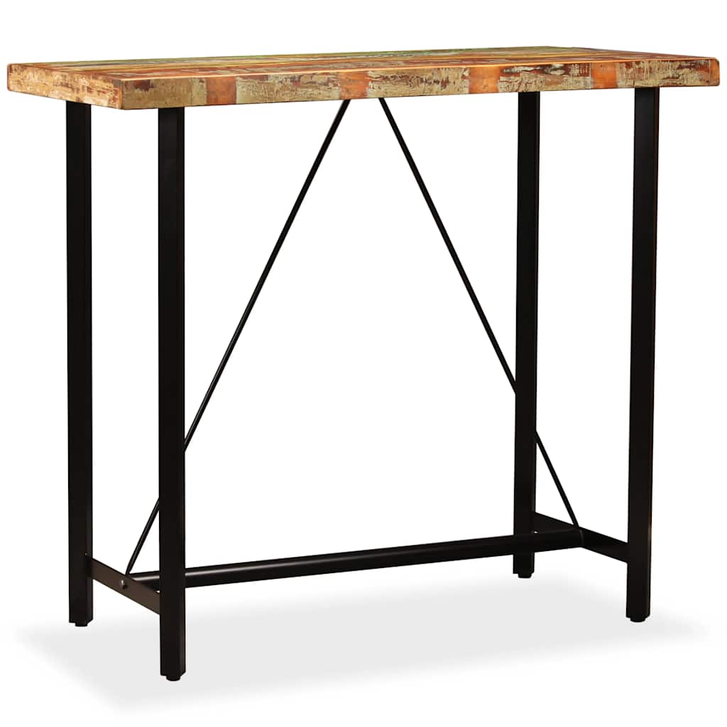 245440 vidaXL Bar Table Solid Reclaimed Wood 120x60x107 cm