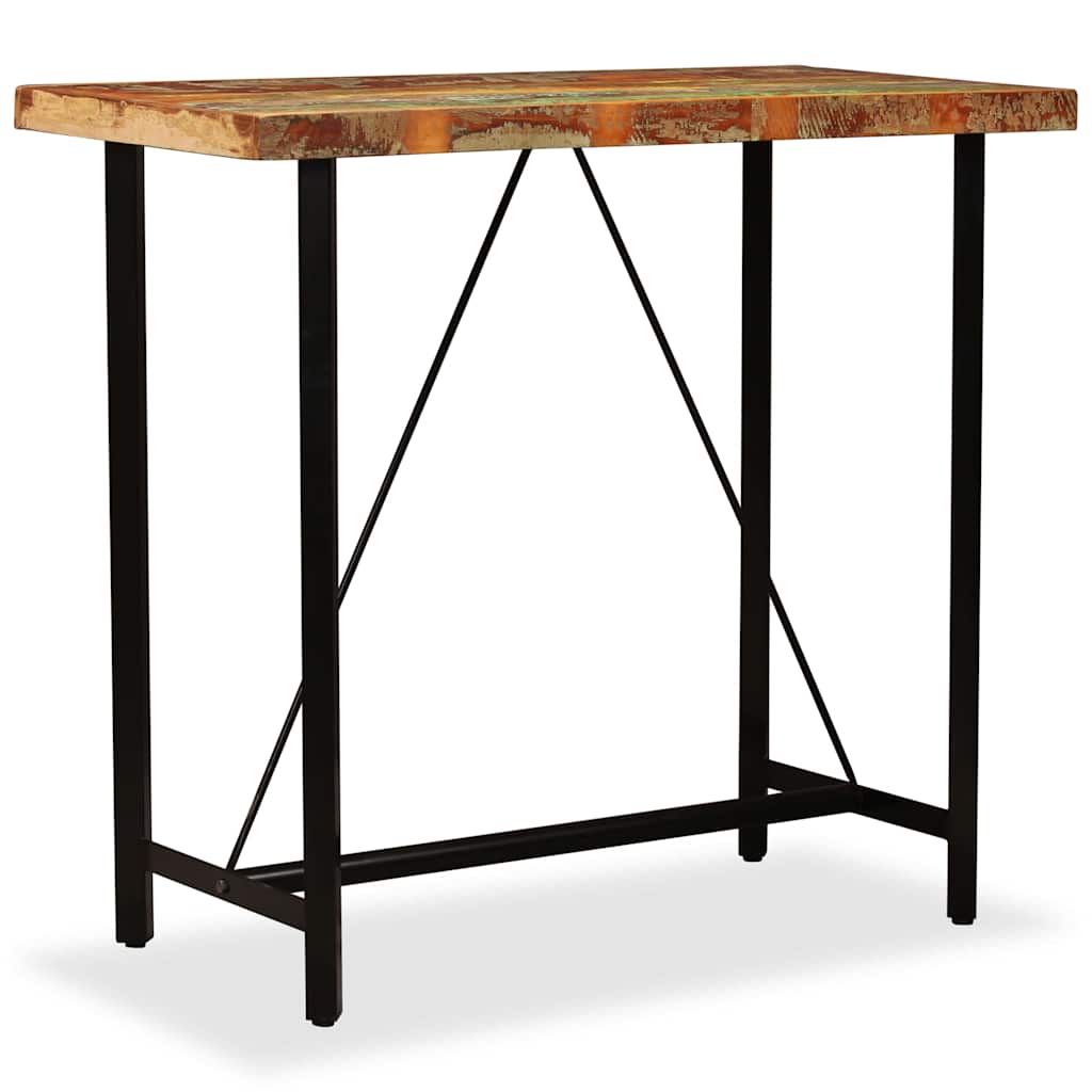 245440 vidaXL Bar Table Solid Reclaimed Wood 120x60x107 cm