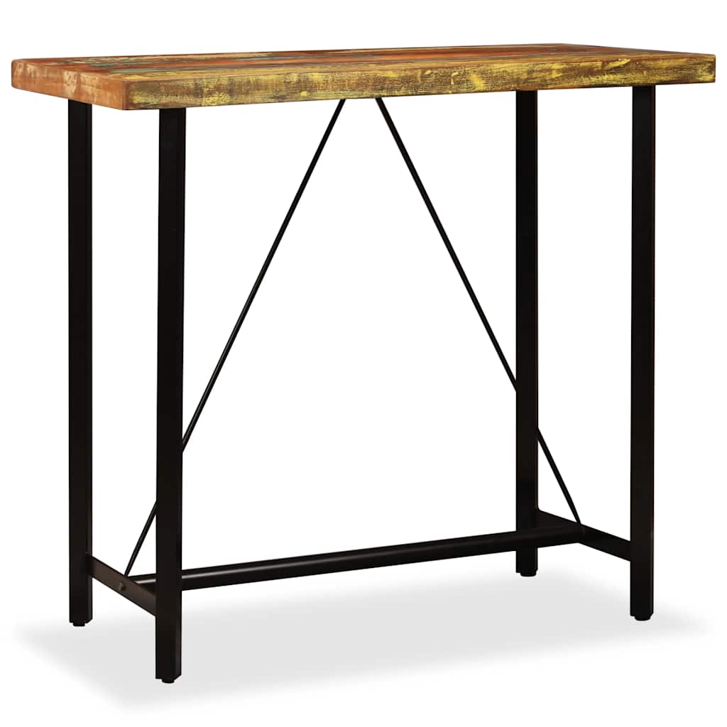 245440 vidaXL Bar Table Solid Reclaimed Wood 120x60x107 cm