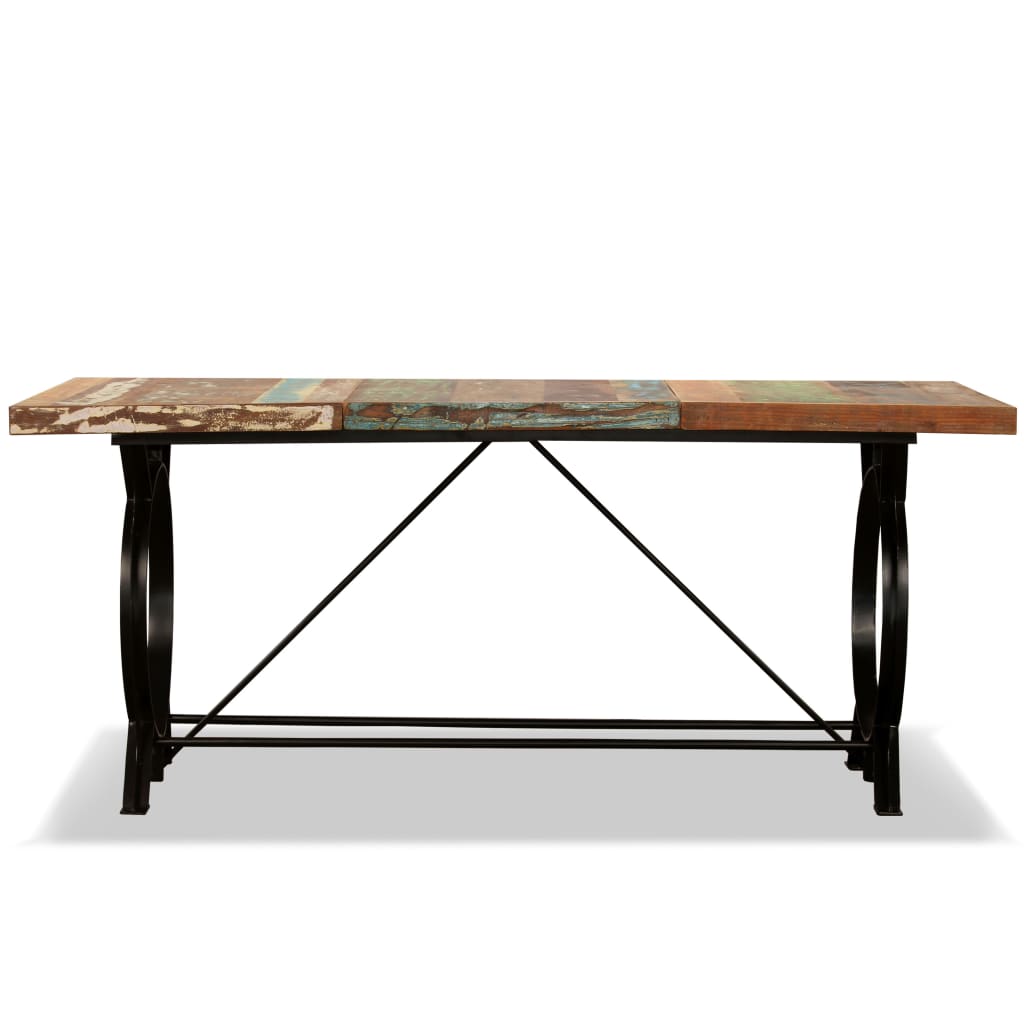 vidaXL Dining Table Solid Reclaimed Wood 180 cm