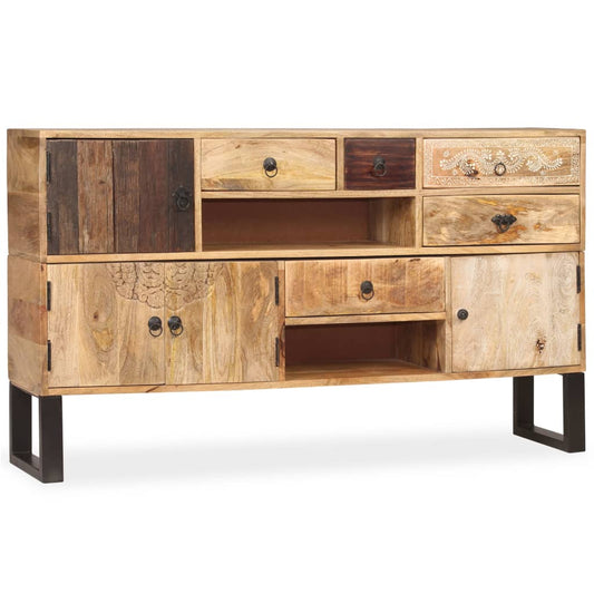 vidaXL Sideboard Solid Mango Wood 140x30x80 cm