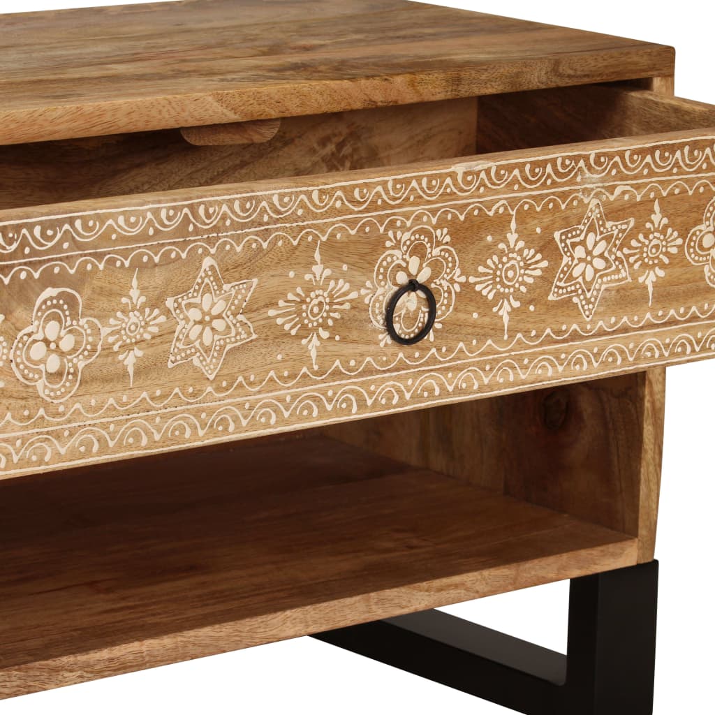 TV Cabinet Solid Mango Wood 120x30x40 cm