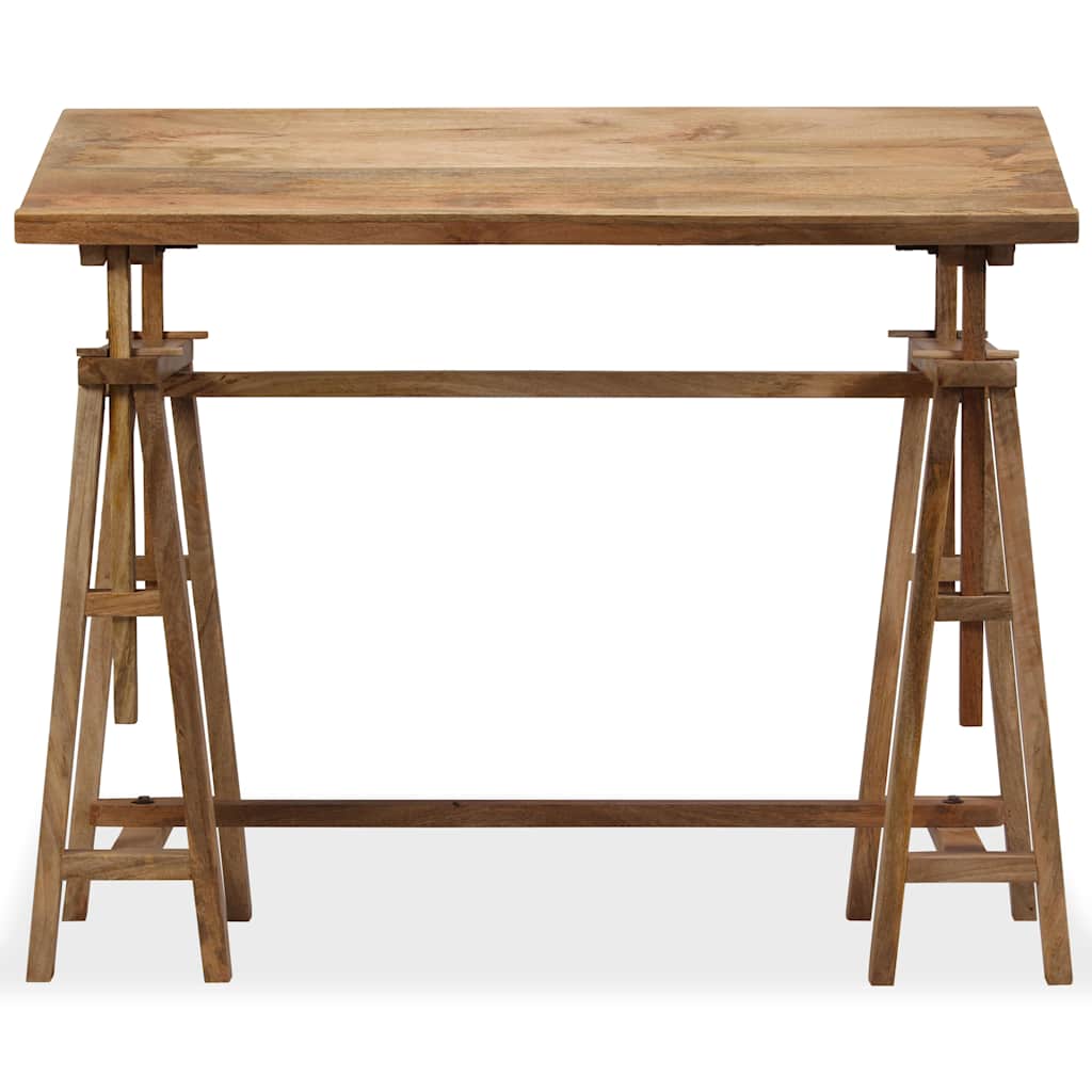 244948 vidaXL Drafting Table Solid Mango Wood 116x50x76 cm