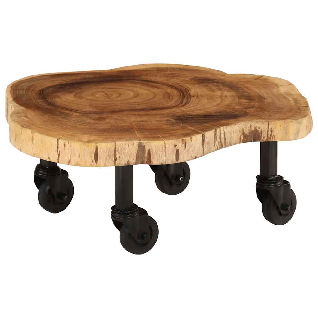 244950 vidaXL Coffee Table Solid Acacia Wood 60x55x25 cm