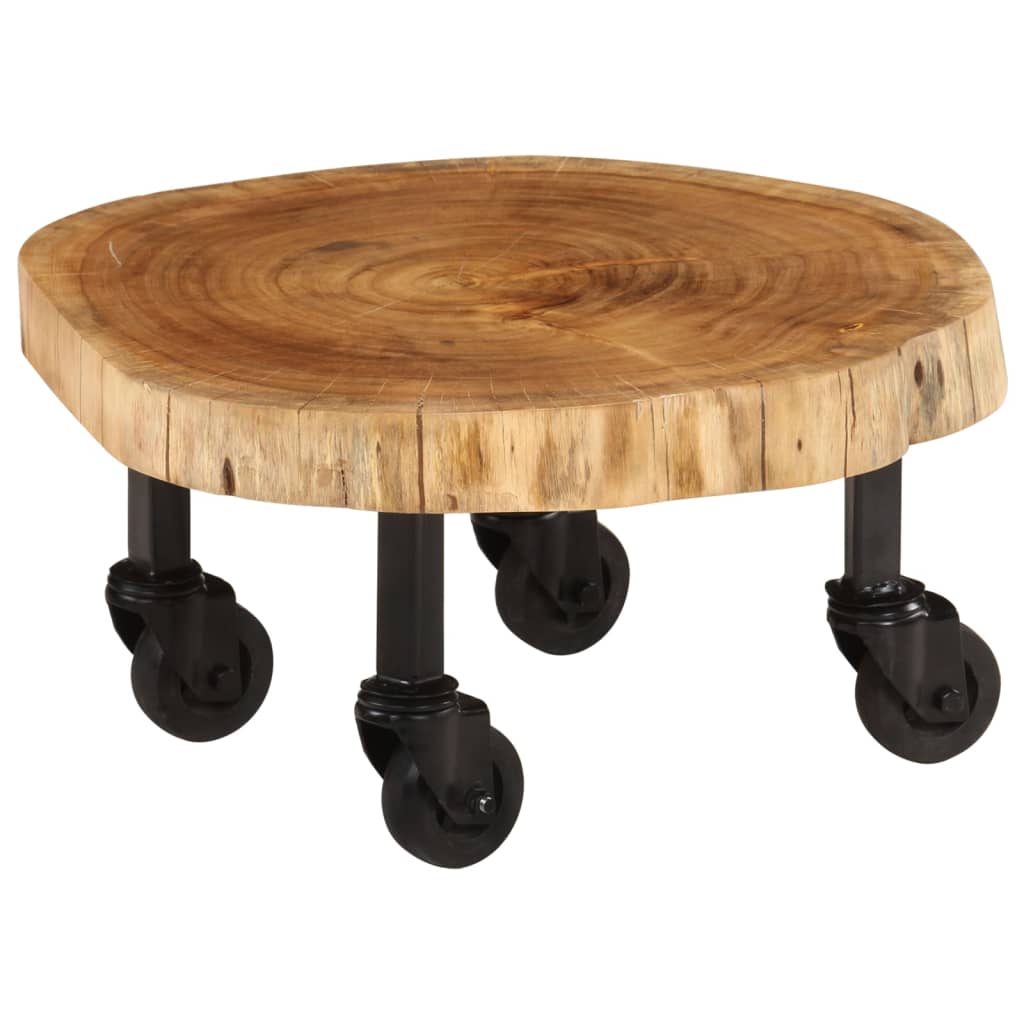 244950 vidaXL Coffee Table Solid Acacia Wood 60x55x25 cm