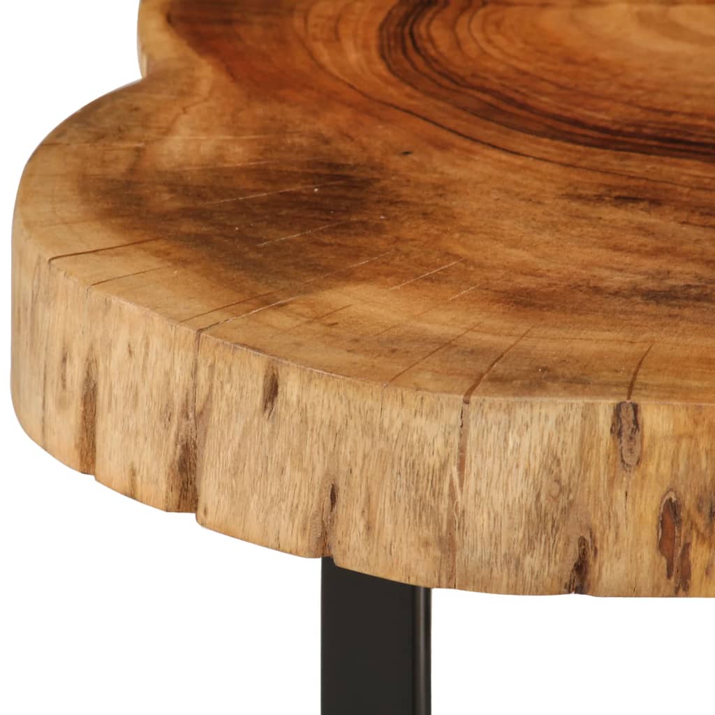 244950 vidaXL Coffee Table Solid Acacia Wood 60x55x25 cm