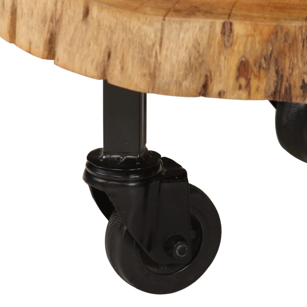 244950 vidaXL Coffee Table Solid Acacia Wood 60x55x25 cm