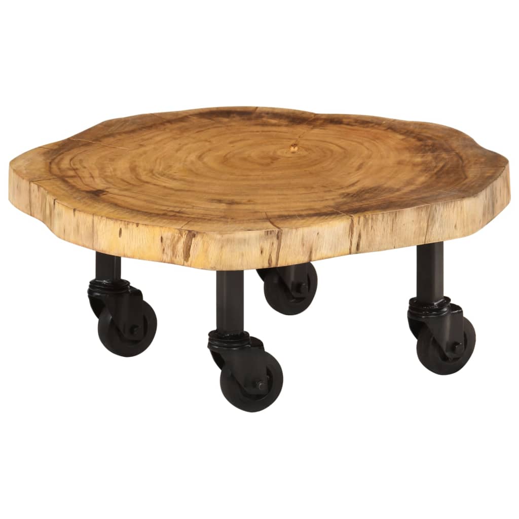244950 vidaXL Coffee Table Solid Acacia Wood 60x55x25 cm