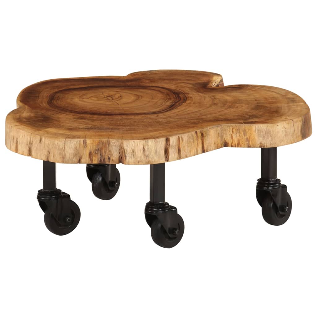 244950 vidaXL Coffee Table Solid Acacia Wood 60x55x25 cm